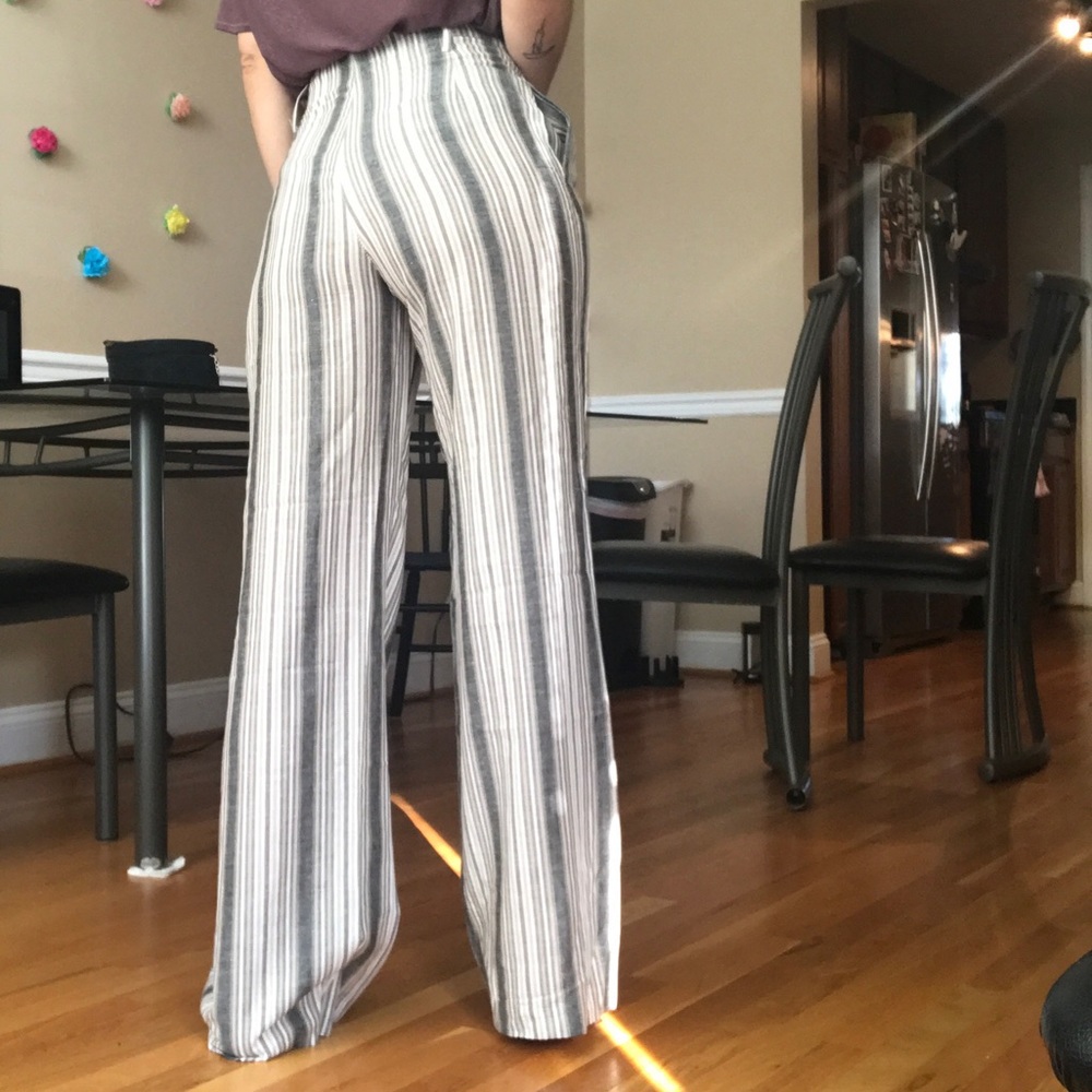 Linen Palazzo Pants Made in Italy